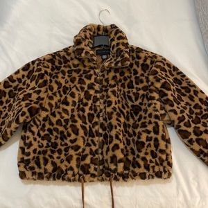 leopard print jacket